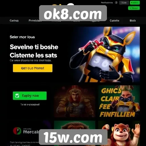 Plataforma ok8.com destaca suas promoções e bonificações